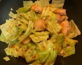 鶏もも肉とキャベツのバター醤油炒め作り方6写真