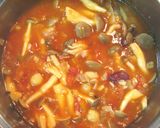 押し麦と豆のトマト煮作り方6写真