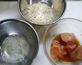 簡単！からあげ☆悪魔のおにぎり風味作り方1写真