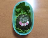 キャラ弁♥️けむし作り方3写真