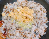 【簡単】しらす納豆チャーハン【パラパラ】作り方5写真