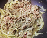 安い牛肉がトロトロ。すき焼き風炒め作り方6写真