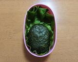 キャラ弁♥️カオナシ作り方1写真