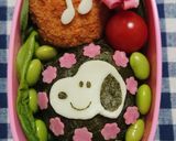 キャラ弁♥️スヌーピー作り方7写真