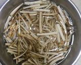 根野菜のちゃちゃっと海苔和え♫作り方1写真