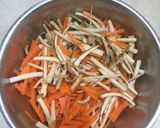 根野菜のちゃちゃっと海苔和え♫作り方3写真