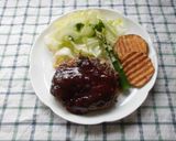 超あらびきの合い挽き肉で、ハンバーグ♫作り方3写真