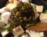 カブと高菜のそぼろ餡作り方3写真