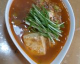 サッポロ一番で。麻婆ラーメン。作り方4写真