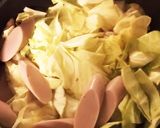 春キャベツと魚肉ソーセージのマヨソテー作り方3写真