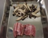 簡単！ベーコンとしめじのペペロンチーノ✨作り方1写真