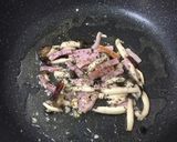 簡単！ベーコンとしめじのペペロンチーノ✨作り方4写真