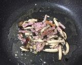 簡単！ベーコンとしめじのペペロンチーノ✨作り方4写真