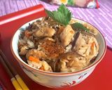 サッポロ一番ごま味でかんたん絶品かしわ飯作り方12写真