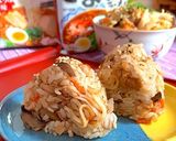 サッポロ一番ごま味でかんたん絶品かしわ飯作り方13写真