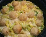 味噌肉団子とほうれん草のクリーム鍋！作り方11写真