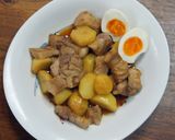 豚バラとじゃがいもの照り煮作り方4写真