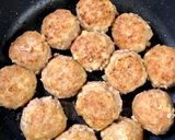 大豆入りハンバーグ♡トマト煮込み作り方5写真
