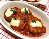 大豆入りハンバーグ♡トマト煮込み作り方8写真
