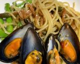 セブイレのムール貝とつくしの春パスタ作り方16写真