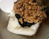 納豆と中華春雨のご飯（ワカメ入り）作り方2写真