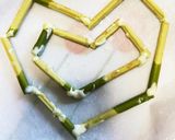 ひな祭りに簡単デコ抹茶ポッキーリース作り方2写真