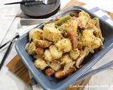 ポテトとウインナーの粒マスホットサラダ作り方9写真