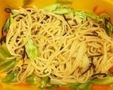 レンジで！あっさり塩こんぶ焼きそば＊作り方4写真