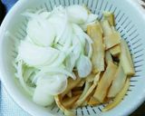 ママの簡単✨豚コマメンマ作り方1写真