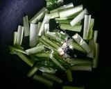 小松菜と食べるラー油のマヨソテー作り方4写真