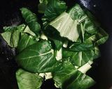小松菜と食べるラー油のマヨソテー作り方5写真