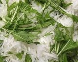 大根と水菜（かいわれ）の和風サラダ作り方3写真