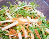 水菜とチータラとニンジンとツナ缶サラダ♪作り方3写真