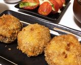 とってもジューシー✨椎茸の肉詰めフライ作り方10写真