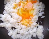 ハムなしツナなしパラパラ塩麹卵チャーハン作り方3写真