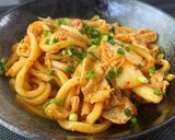 【超簡単】間違いない！豚キムチ焼うどん作り方4写真