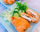 簡単!鶏ササミの梅肉挟み揚げ作り方10写真