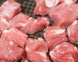 豚ヘレ肉のサイコロマヨソテ—作り方1写真