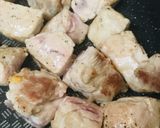 豚ヘレ肉のサイコロマヨソテ—作り方2写真