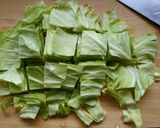春キャベツと豚肉の炒めもの作り方1写真