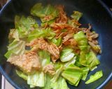 春キャベツと豚肉の炒めもの作り方4写真