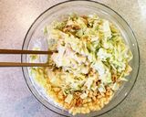 豆腐入りふわふわ豚玉お好み焼き作り方3写真