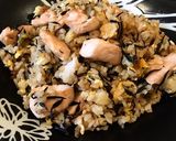 鶏肉の和風焼き飯作り方7写真