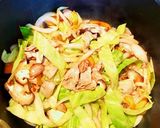 豚ばら豆乳スープパスタ♪作り方3写真