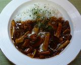 マカロニ入りハヤシライス(^^♪作り方3写真