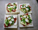 簡単！食パンピザ☆アボカドマルゲリータ作り方3写真