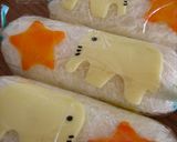 キャラ弁♪動物 de ロールサンド♪作り方3写真