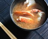 蟹の味噌汁作り方3写真