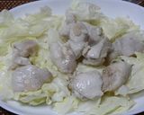 鶏肉とキャベツの温玉のせ ごま味ラーメン作り方3写真
