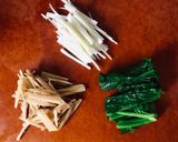茄子と豚ひき肉の生姜スープ作り方4写真